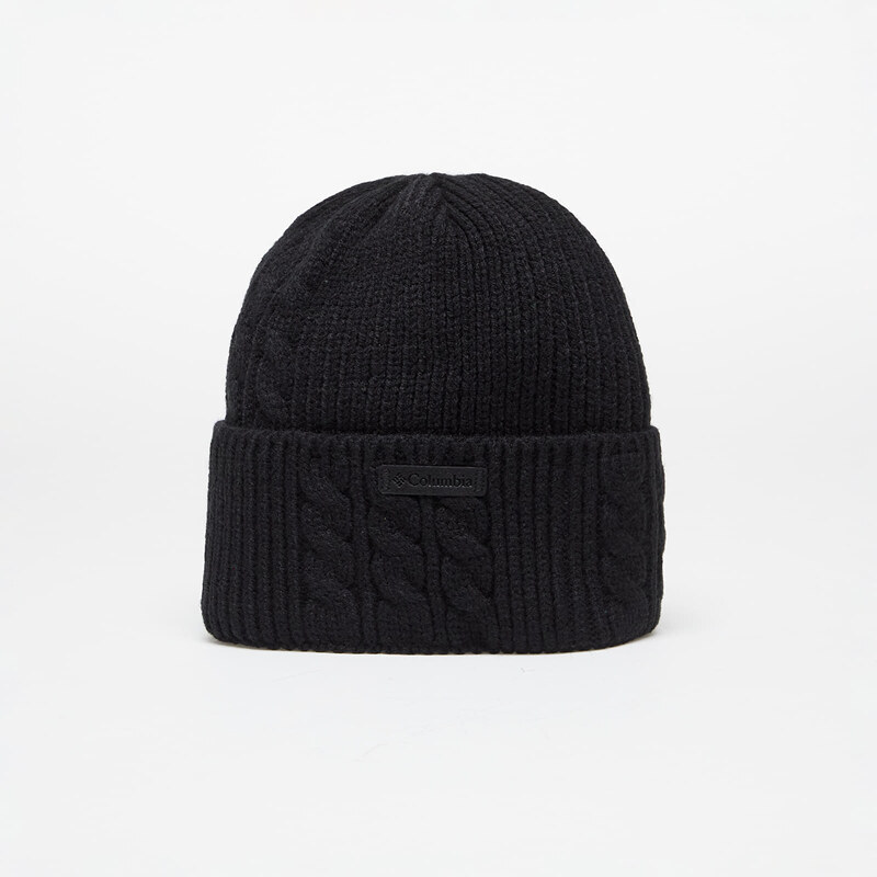 Čepice Columbia Agate Pass Cable Knit Beanie Black Universal