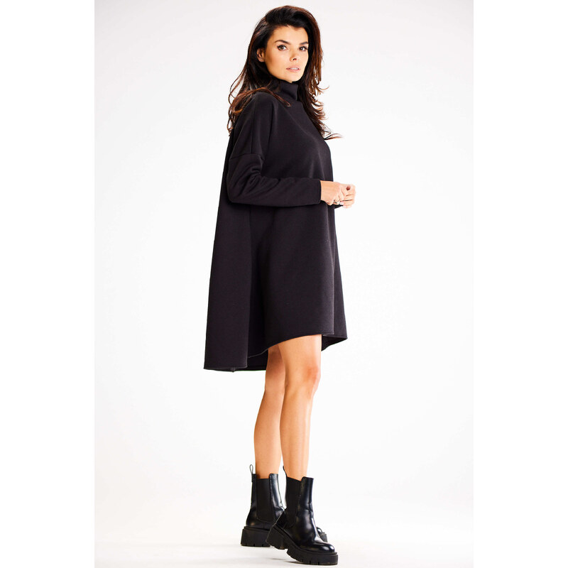 Awama Womans Dress A609 Black