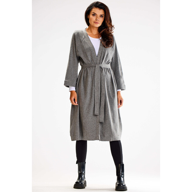 Awama Womans Cardigan A617 Grey