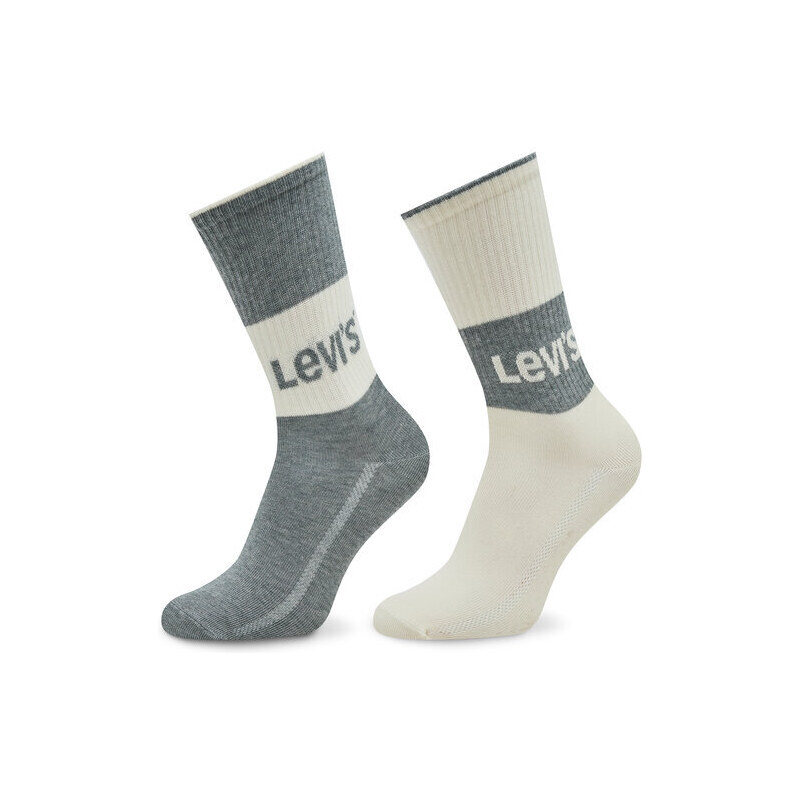 Sada 2 párů dámských vysokých ponožek Levi's