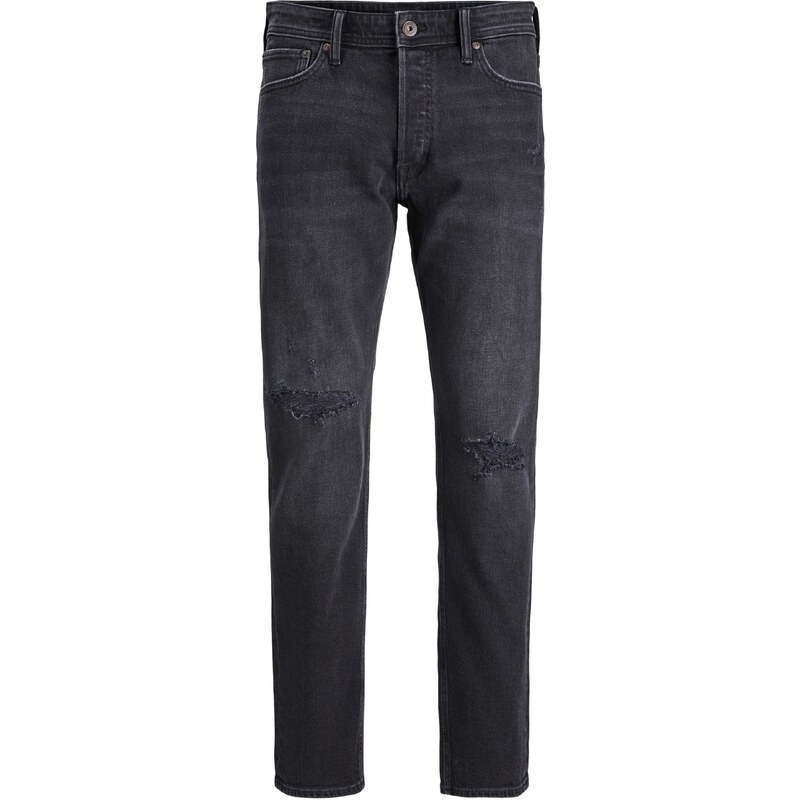 JACK & JONES Džíny Mike černá džínovina