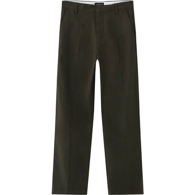 Pull&Bear Kalhoty s puky khaki