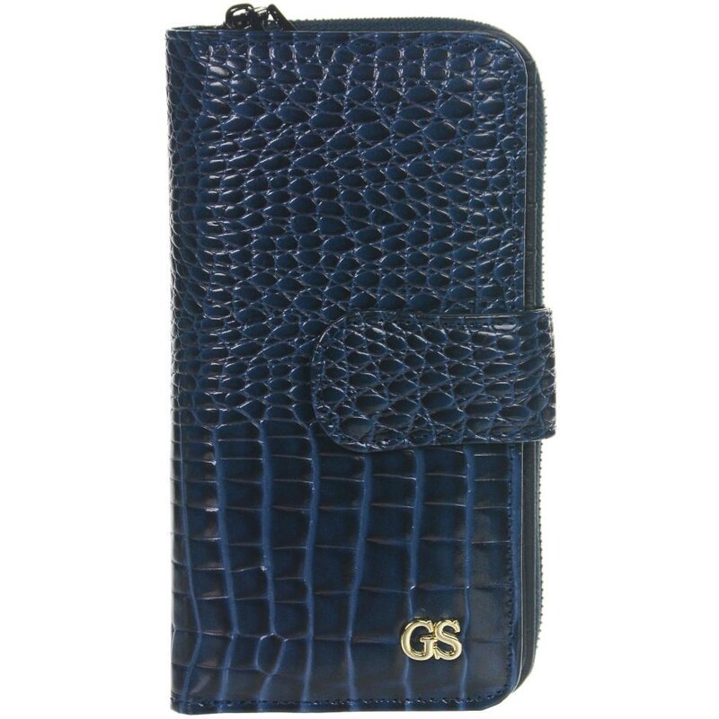Barebag GROSSO Kožená dámská peněženka RFID modrá v dárkové krabičce