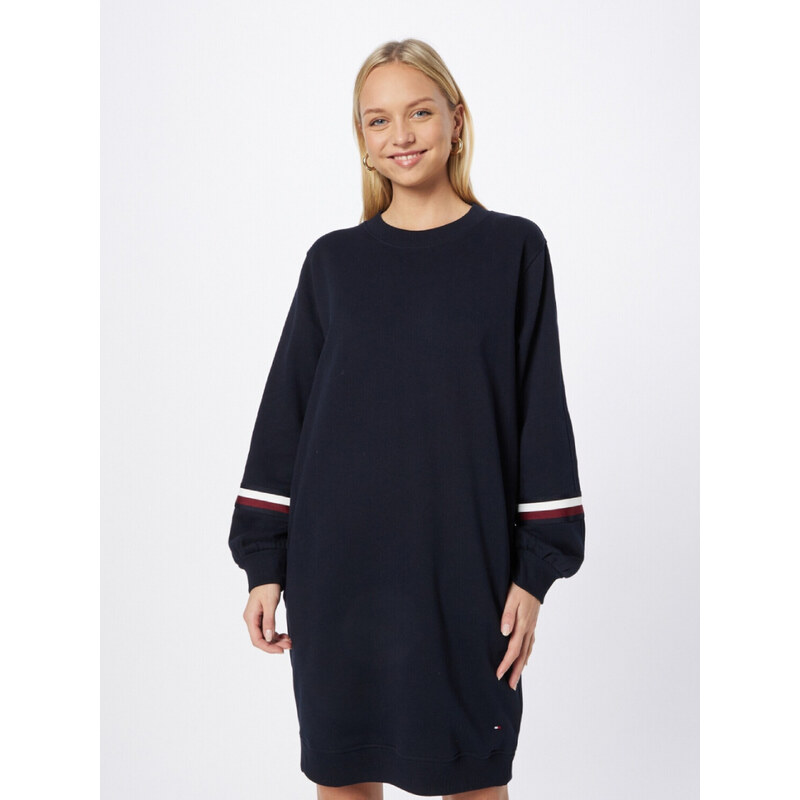 Tommy Hilfiger dámské tmavě modré mikinové šaty