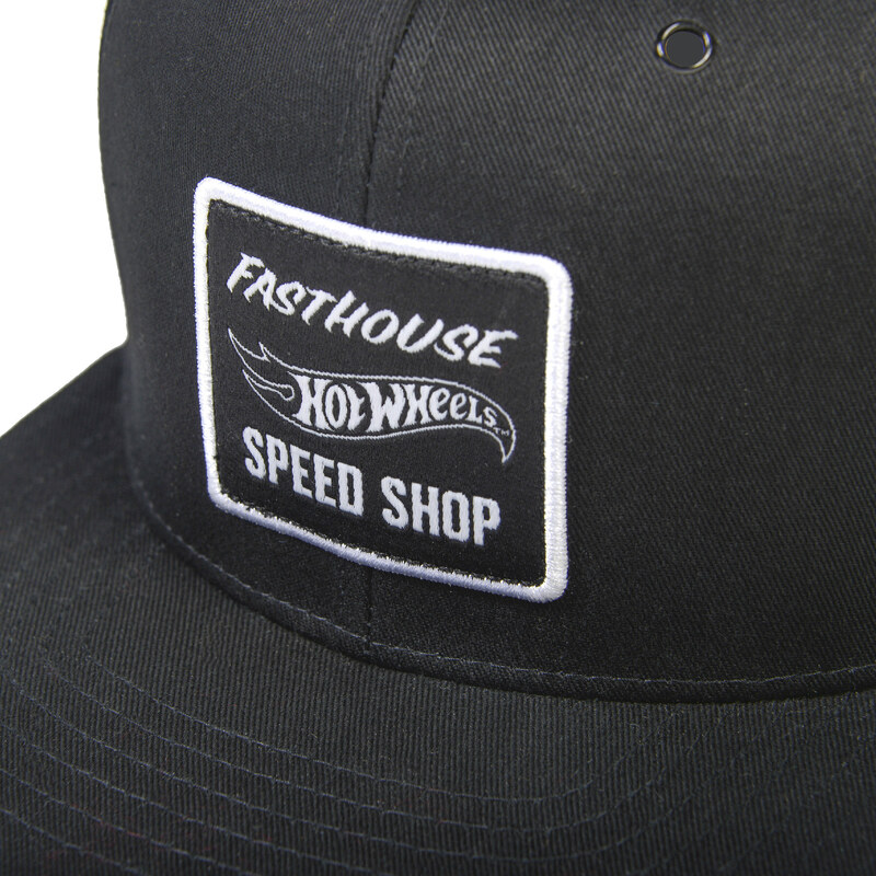 Fasthouse Staging Hot Wheels Hat Black White
