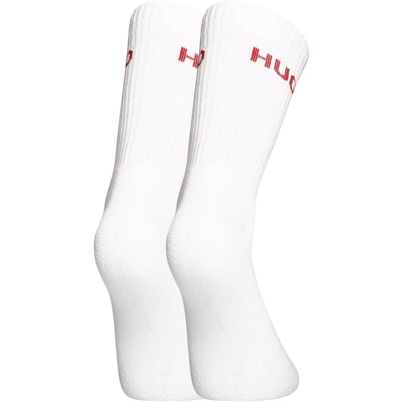 6PACK ponožky Hugo Boss vysoké bílé