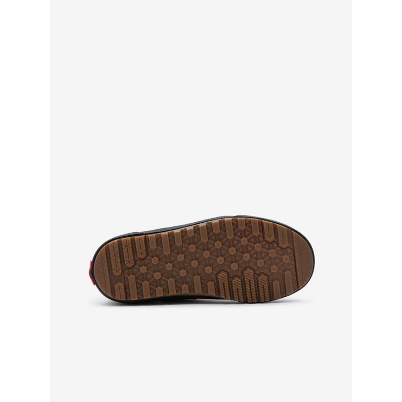 Hnědé dámské semišové slip on tenisky VANS Giraffe Mid Slip MTE-1 - Dámské