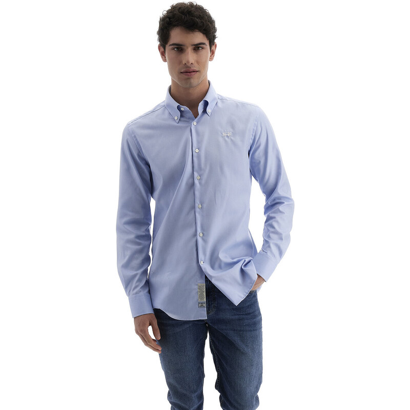 KOŠILE LA MARTINA MAN SHIRT LONG SLEEVES WRINKLE