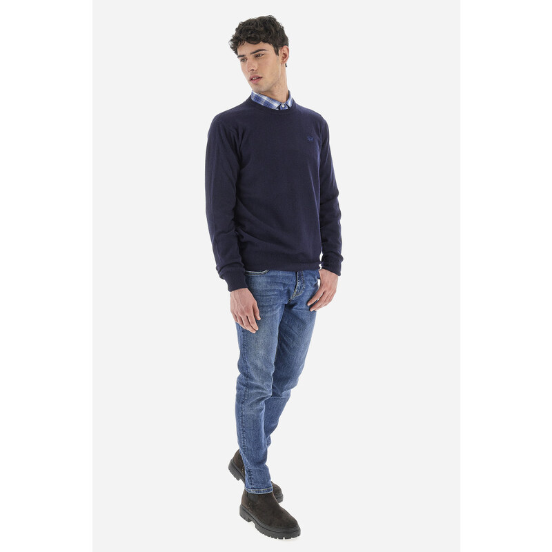 SVETR LA MARTINA MAN CREW NECK TRICOT CASHMERE