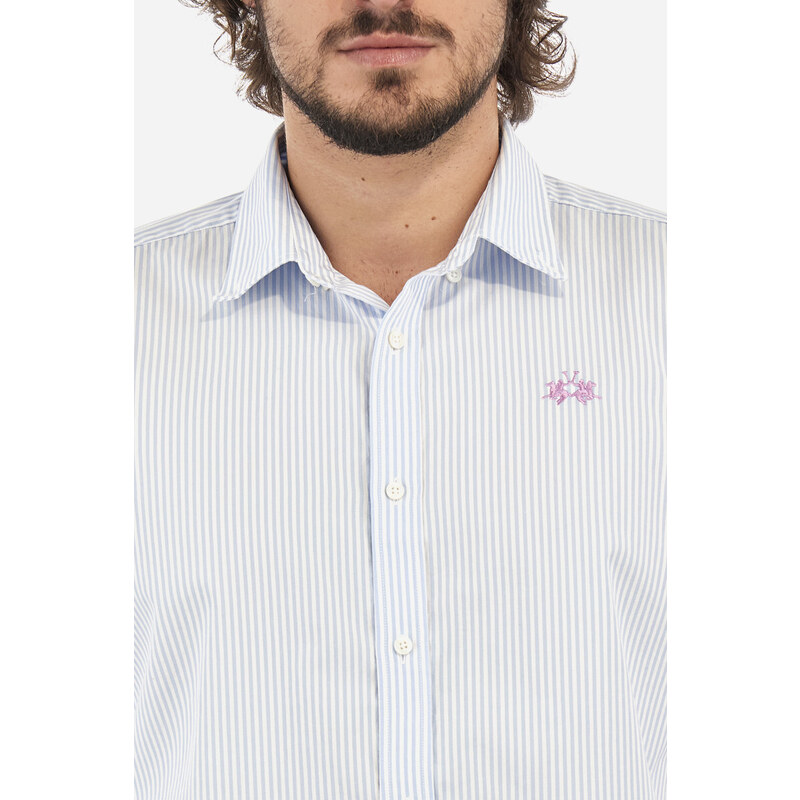 KOŠILE LA MARTINA MAN L/S SHIRT STRIPED POPLIN