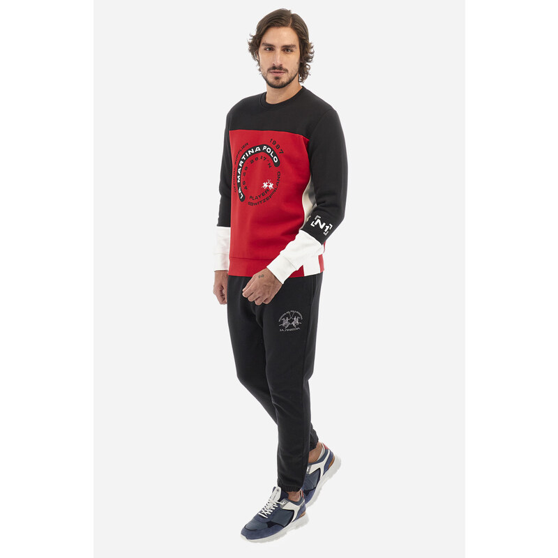 MIKINA LA MARTINA MAN CREW NECK FELEECE FLEECE