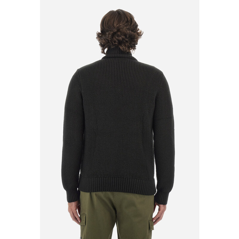 SVETR LA MARTINA MAN FULL ZIP TRICOT WOOL BLEND