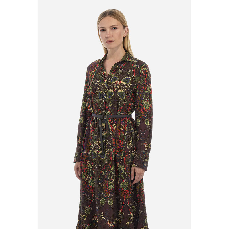 ŠATY LA MARTINA WOMAN DRESS L/S PRINTED VISCOS