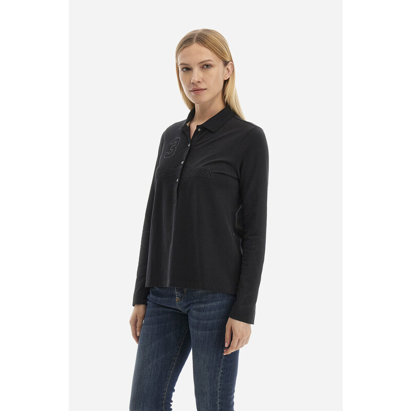 POLOKOŠILE LA MARTINA WOMAN POLO L/S PIQUET STRETCH