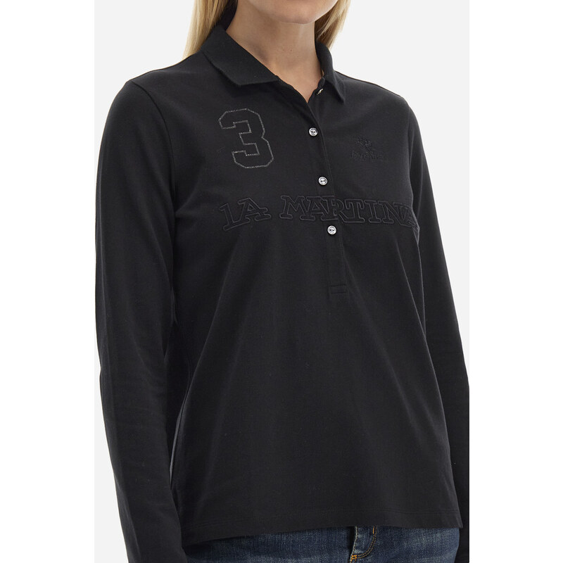 POLOKOŠILE LA MARTINA WOMAN POLO L/S PIQUET STRETCH