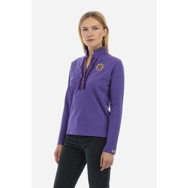 POLOKOŠILE LA MARTINA WOMAN POLO L/S PIQUET STRETCH