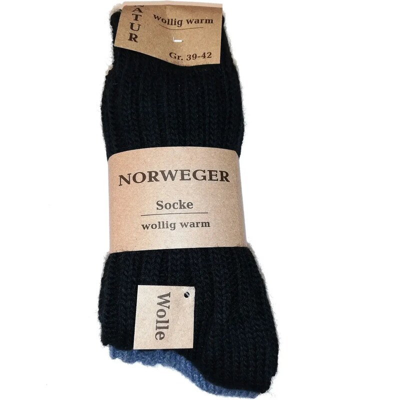 Pánské teplé ponožky WiK art.21108 Norweger Socke A2, béžovo-béžová světlá 43-46