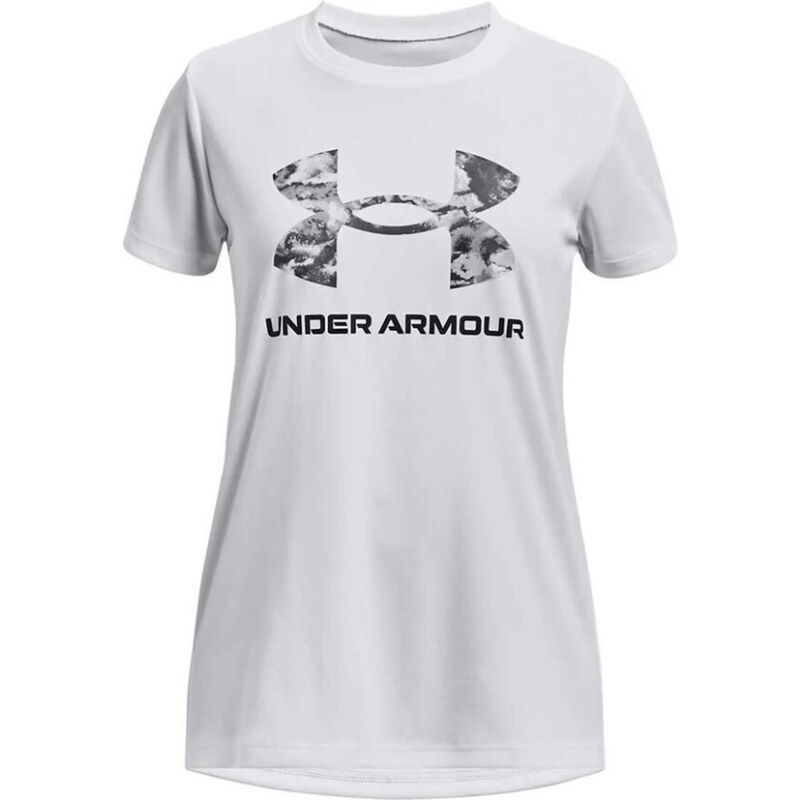 Triko Under Armour UA Tech Print BL SSC-WHT 1377016-101