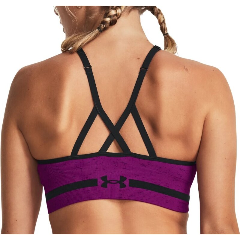 Podprsenka Under Armour UA Seamless Low Long Htr Bra-PPL 1357232-573