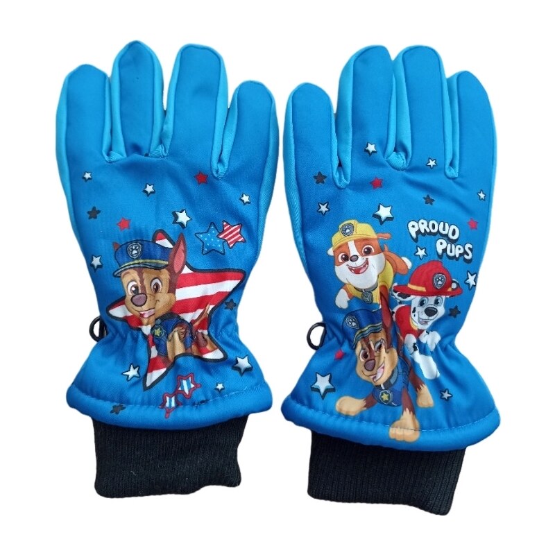 Tlapková patrola zimní rukavice světlé modré