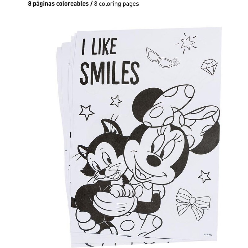 COLOURING STATIONERY SET MINNIE