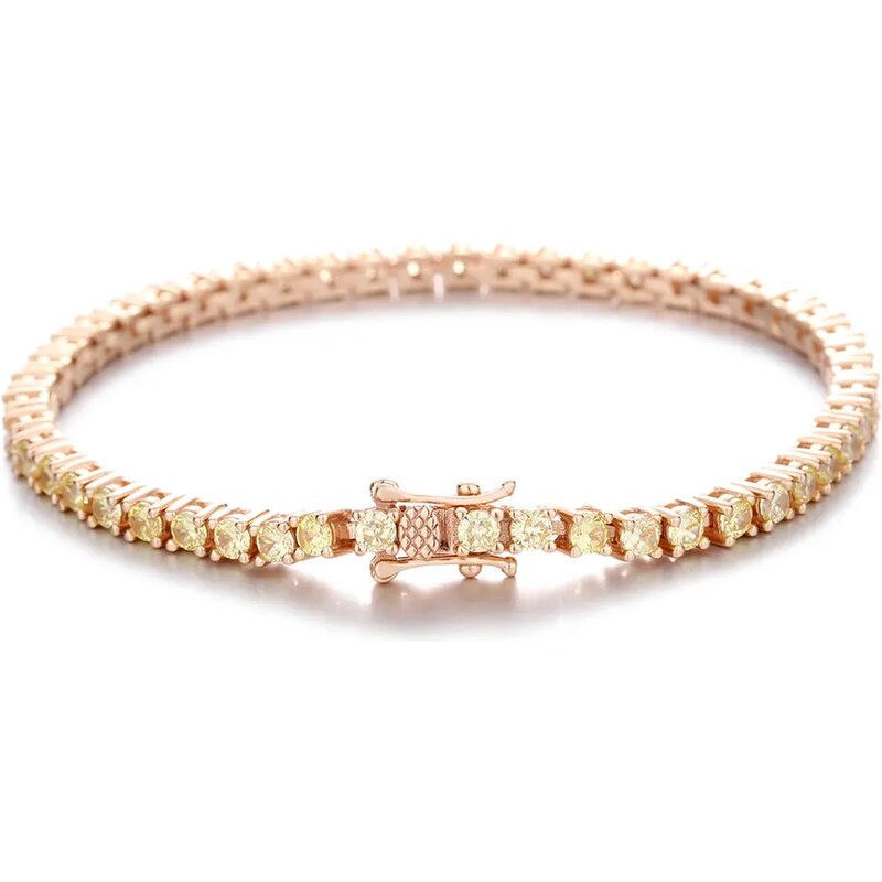 MAJYA Stříbrný tenisový náramek ROSE 10113 86260074