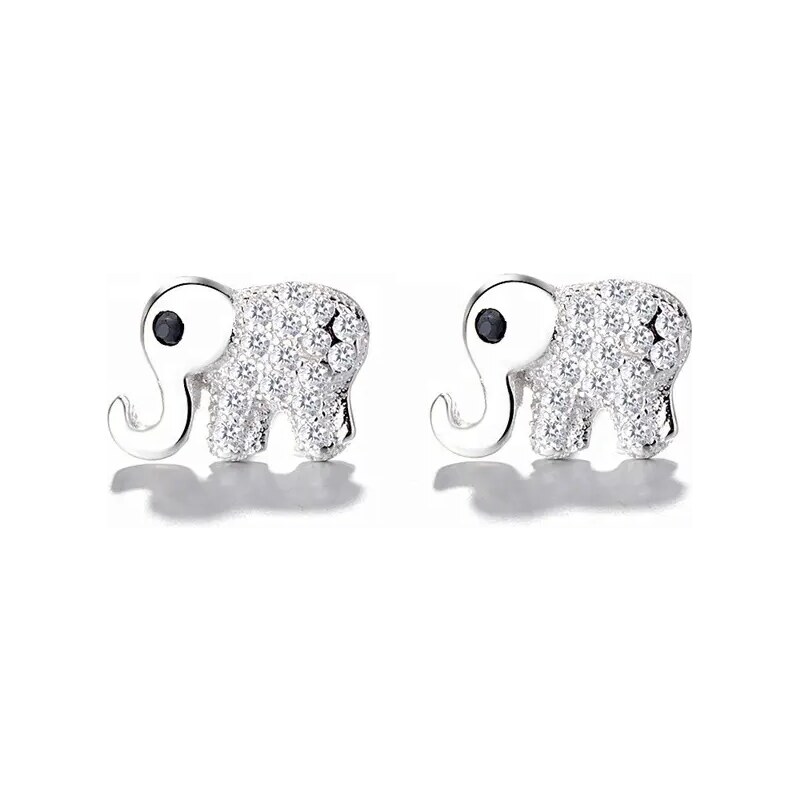 MAJYA Stříbrné náušnice ELEPHANTS 10167 86260129