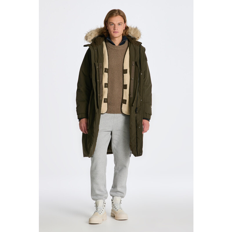 BUNDA GANT OVERSIZED 2 IN 1 DOWN PARKA zelená M