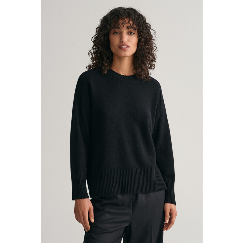 SVETR GANT CASHMERE C-NECK černá S