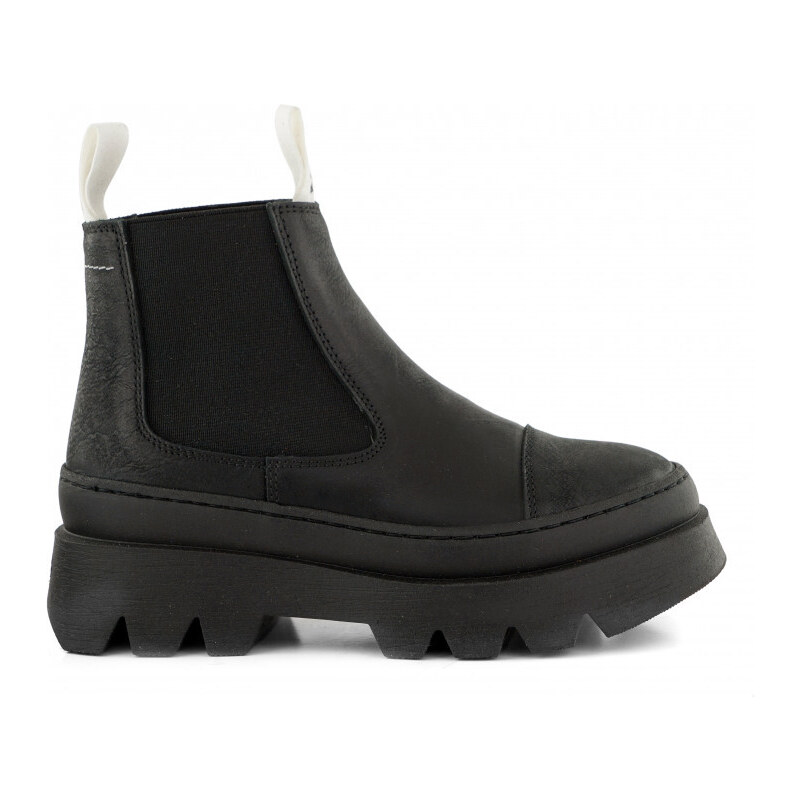 KOTNÍKOVÁ OBUV MM6 TRACK SOLE CHELSEA BOOTS