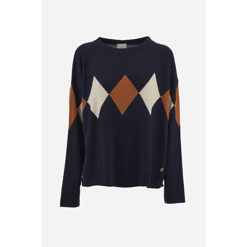 SVETR LA MARTINA WOMAN TRICOT CREW NECK WOOL/CA