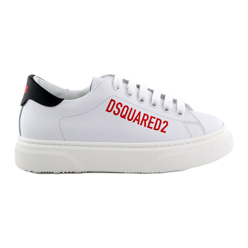 DSQUARED2 TENISKY DSQUARED LOGO PRINT BOXER SNEAKERS LACE UP