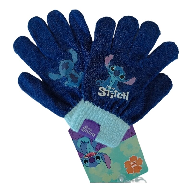 Stitch rukavice tmavě modré