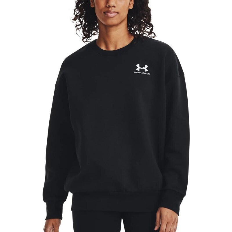 Mikina Under Armour Essential Flc OS Crew-BLK 1379475-001