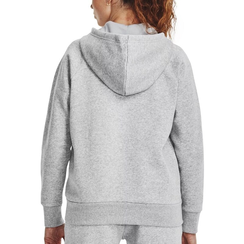 Mikina Under Armour UA Rival Fleece FZ Hoodie-GRY 1379497-012