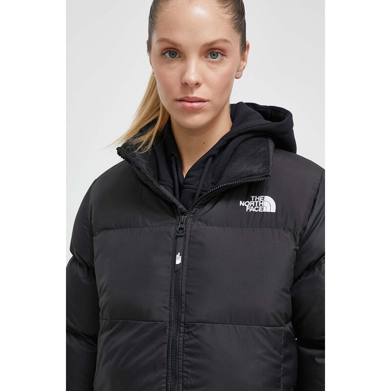 Bunda The North Face Saikuru Parka dámská, černá barva, přechodná, NF0A853PJK31