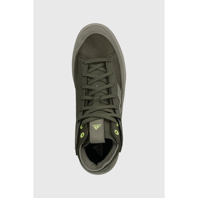 Sneakers boty adidas zelená barva