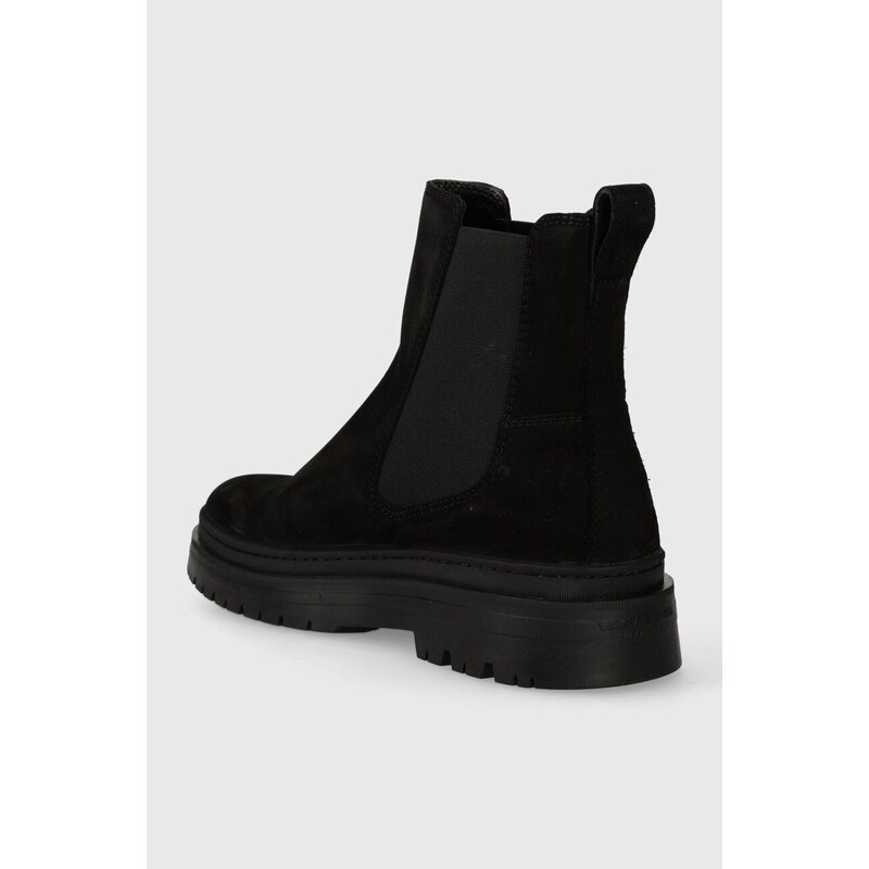 Semišové kotníkové boty Vagabond Shoemakers JAMES pánské, černá barva, 5680.150.20