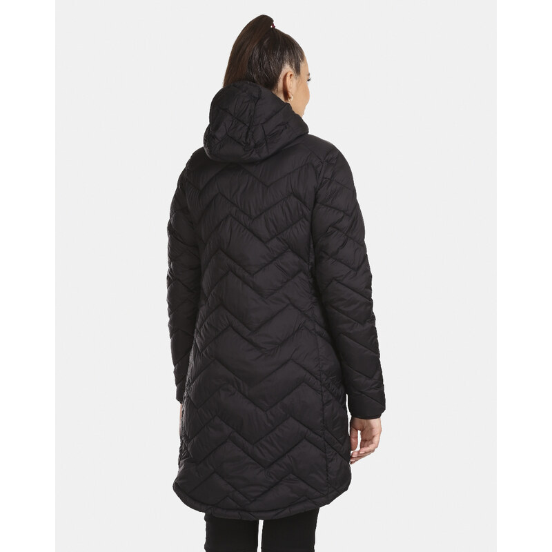 Dámský zateplený kabát Kilpi LEILA-W černá