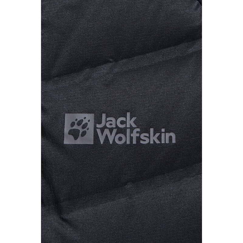 Outdoorová bunda Jack Wolfskin Tasman Hybrid černá barva