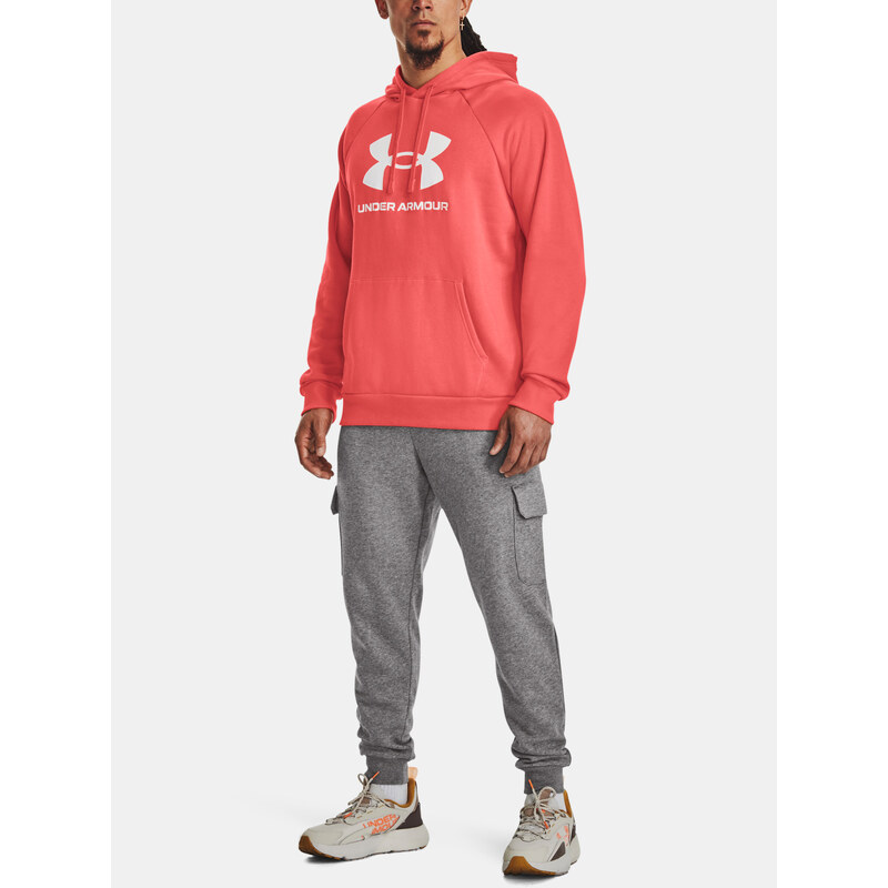 Under Armour Mikina UA Rival Fleece Logo HD-RED - Pánské