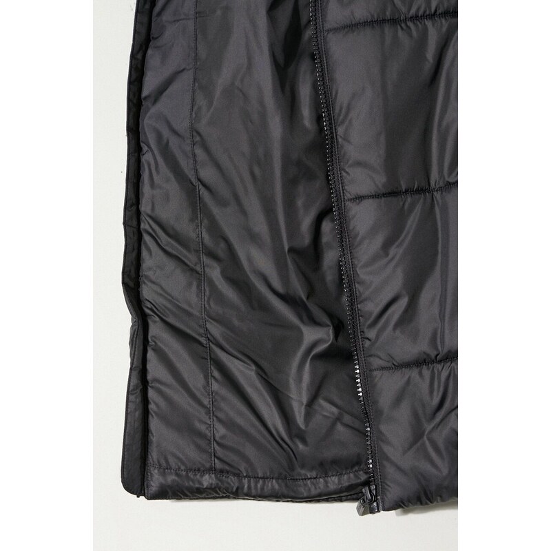 Bunda adidas Originals Adicolor Puffer dámská, černá barva, zimní, II8455