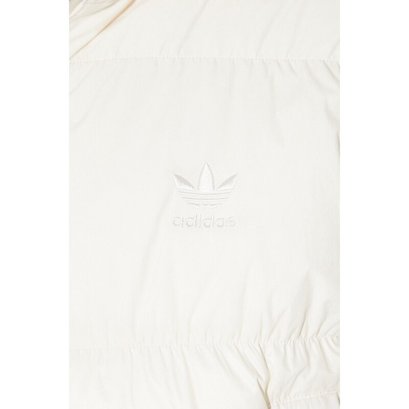 Péřová bunda adidas Originals Regen Short dámská, béžová barva, zimní, IJ8200