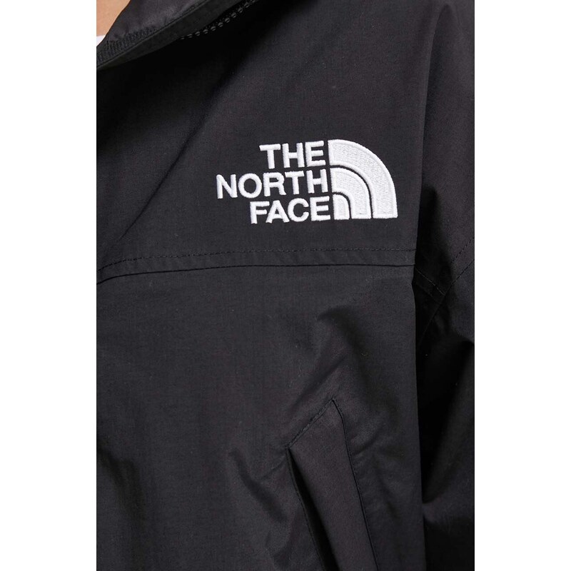 Bunda The North Face dámská, černá barva, přechodná, oversize, NF0A3XDCJK31