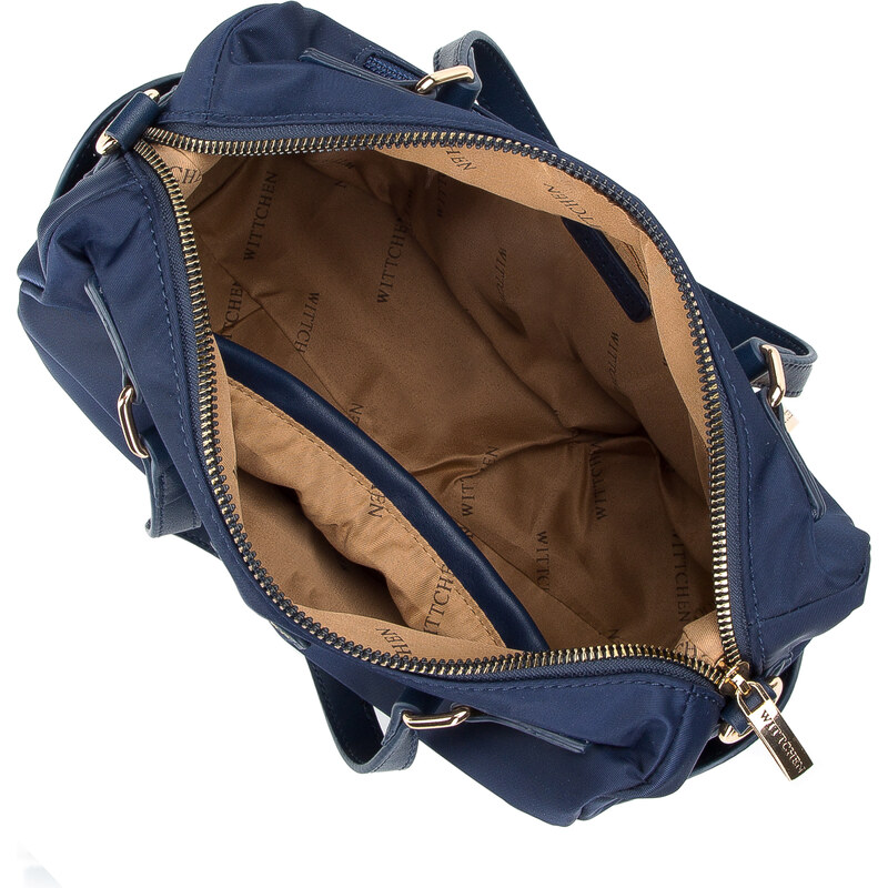Dámská kabelka s nylonu Wittchen, tmavě modrá, nylon