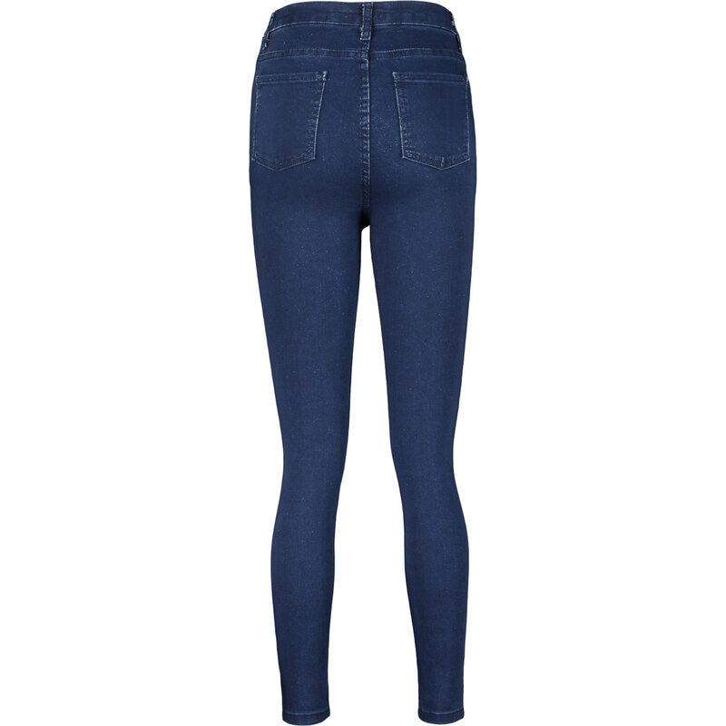 Trendyol Midnight Blue Jegging džíny s vysokým pasem