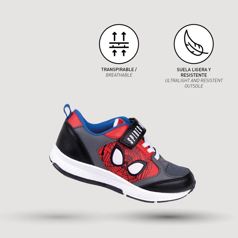 SPORTY SHOES TPR SOLE SPIDERMAN