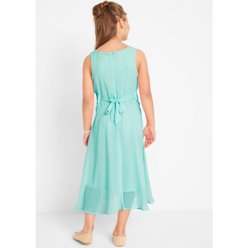 bonprix Slavnostní dívčí šaty Zelená