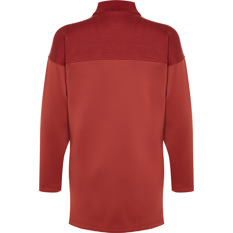 Trendyol Tile Color Block Knitted Tunic