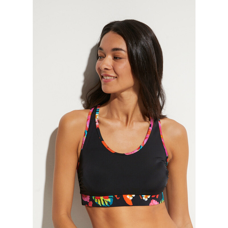 bonprix Bikinový podprsenkový top černá Žena 107450196